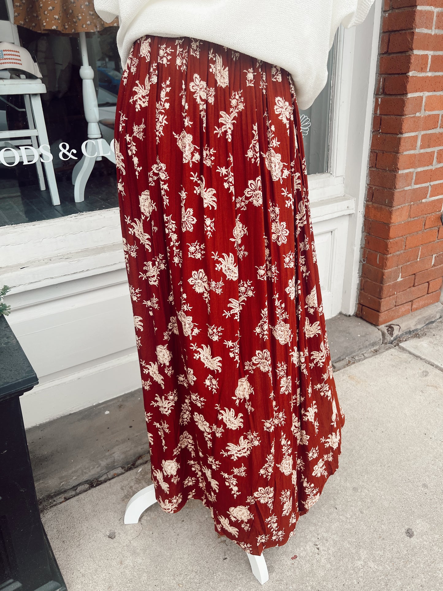 THE HATTIE MAXI WRAP SKIRT