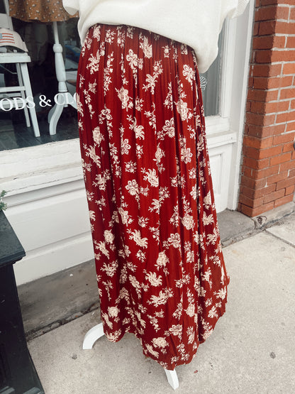THE HATTIE MAXI WRAP SKIRT