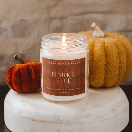 PUMPKIN SPICE CLEAR CANDLE