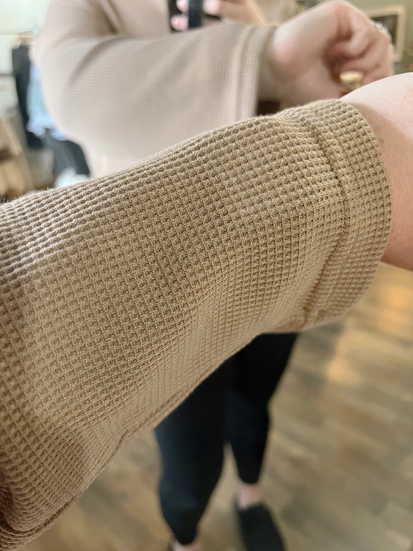 SHOW OFF WAFFLE TOP
