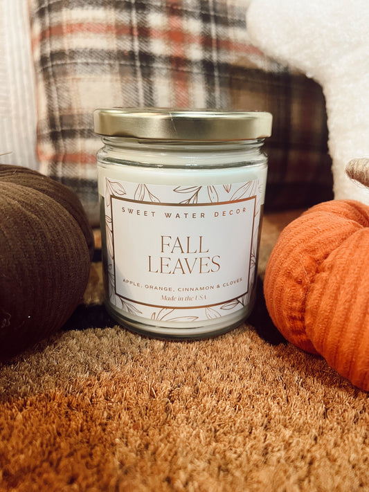 FALL LEAVES SOY CANDLE
