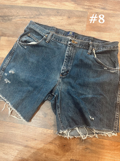 CUSTOM RETRO WRANGLER SHORTS