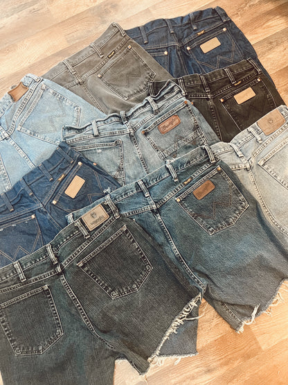 CUSTOM RETRO WRANGLER SHORTS