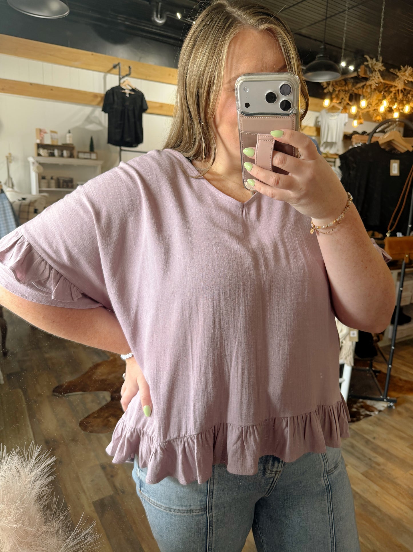 LILAC MESA BLOUSE