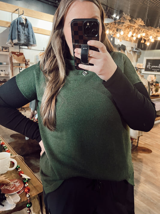 MOCK NECK SWEATER VEST