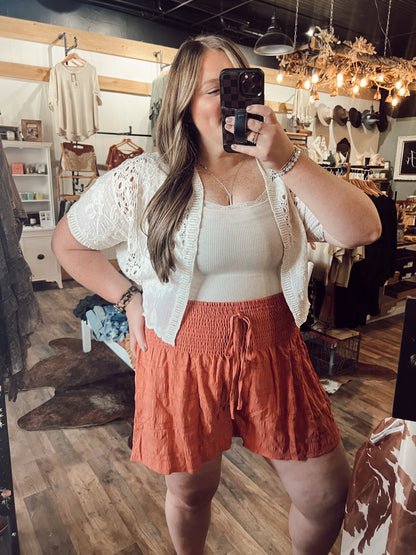 LACE BATWING SHRUG