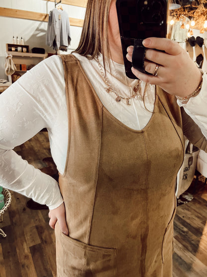 FEELIN’ OVERALL GOOD DRESS