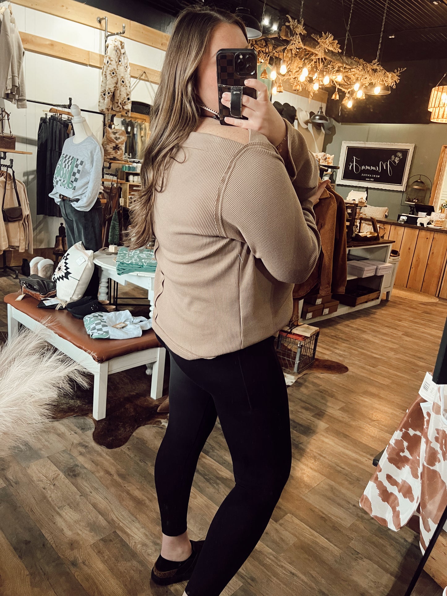 SHOW OFF WAFFLE TOP