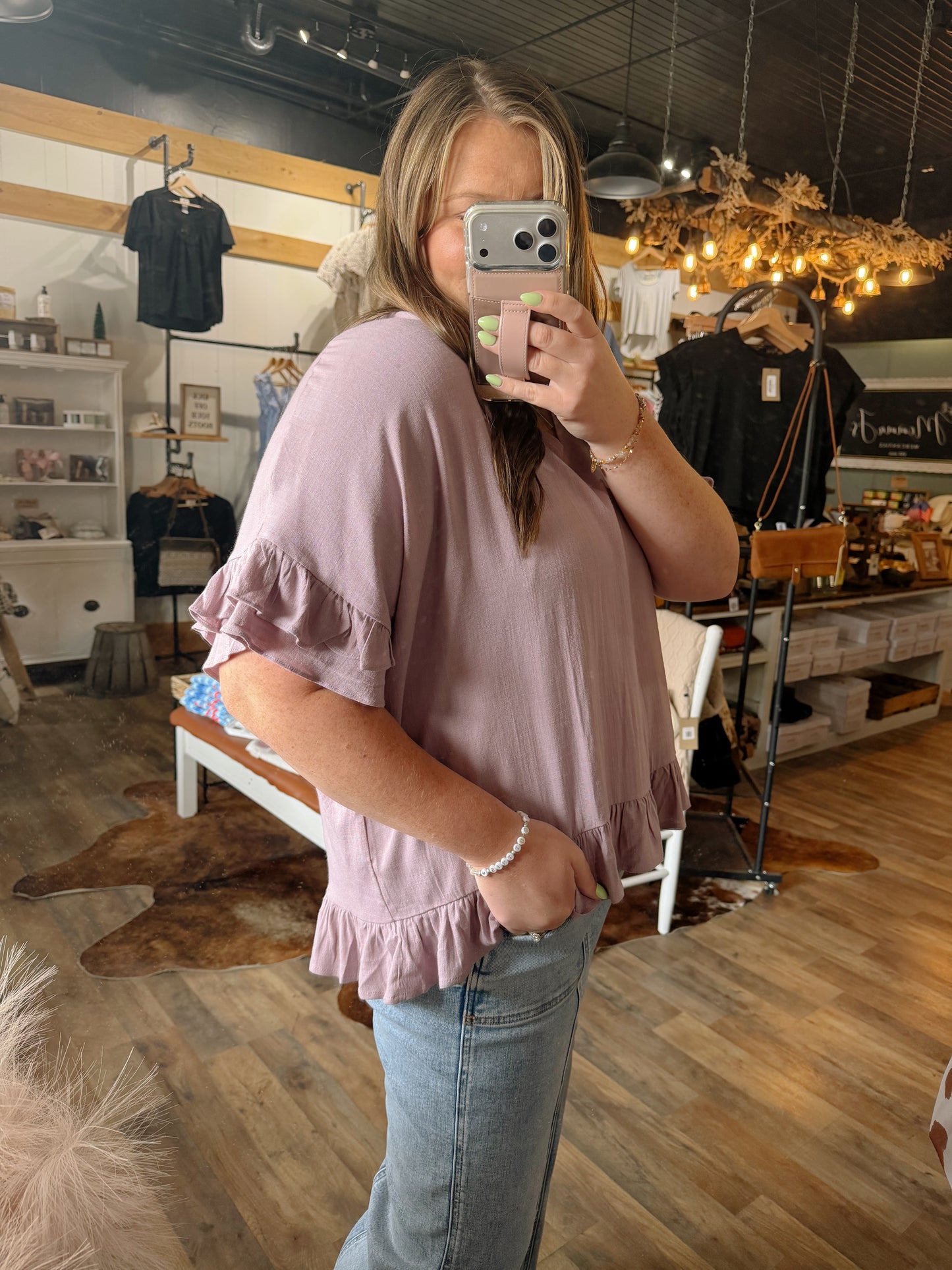 LILAC MESA BLOUSE