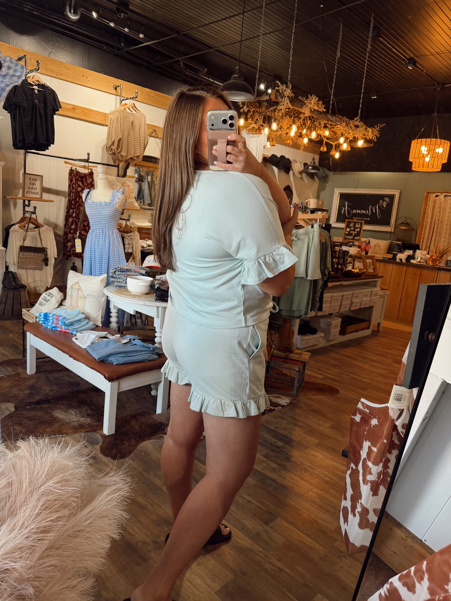 DON’T RUFFLE MY FEATHERS SET: SAGE