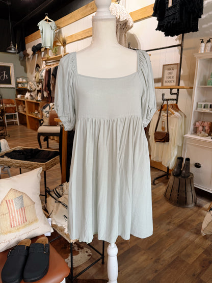 MILLIE PUFF SLEEVE MIDI DRESS