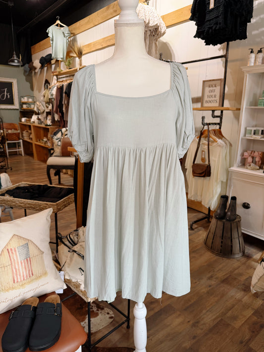MILLIE PUFF SLEEVE MIDI DRESS