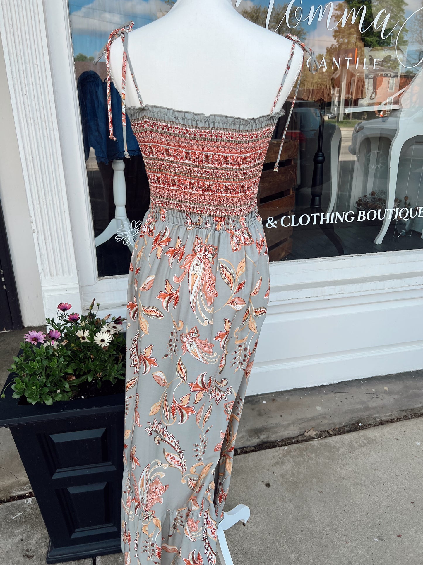 BOHO PAISLEY MAXI DRESS
