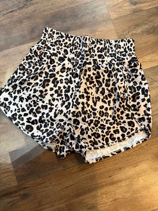 LEOPARD ACTIVE SHORTS