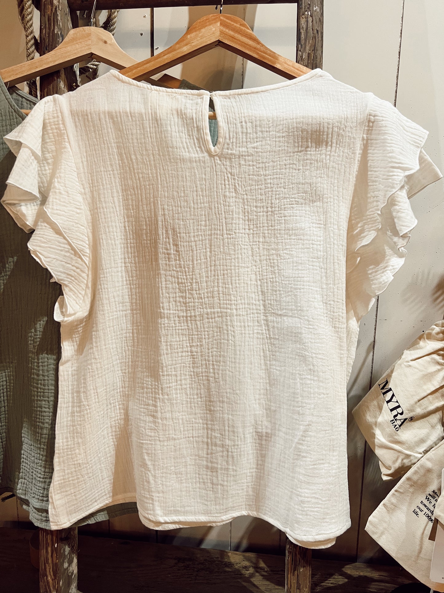 GEORGIA GAUZE TOP