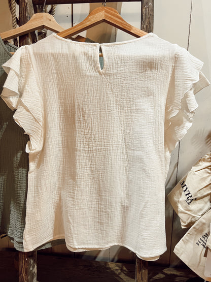 GEORGIA GAUZE TOP