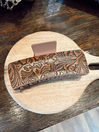 MEADOW LEATHER HAIR CLIP