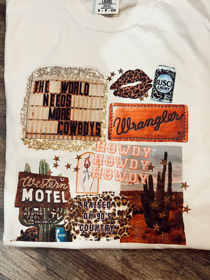 COWBOY UP TEE