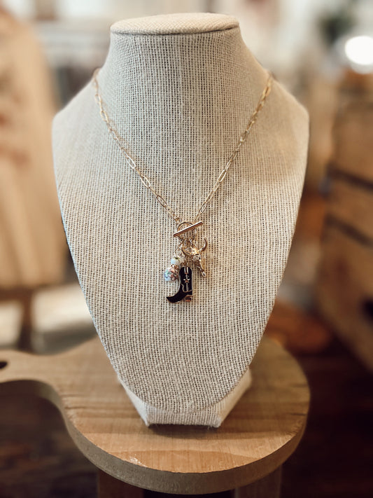PORCELAIN WESTERN CHARM NECKLACE