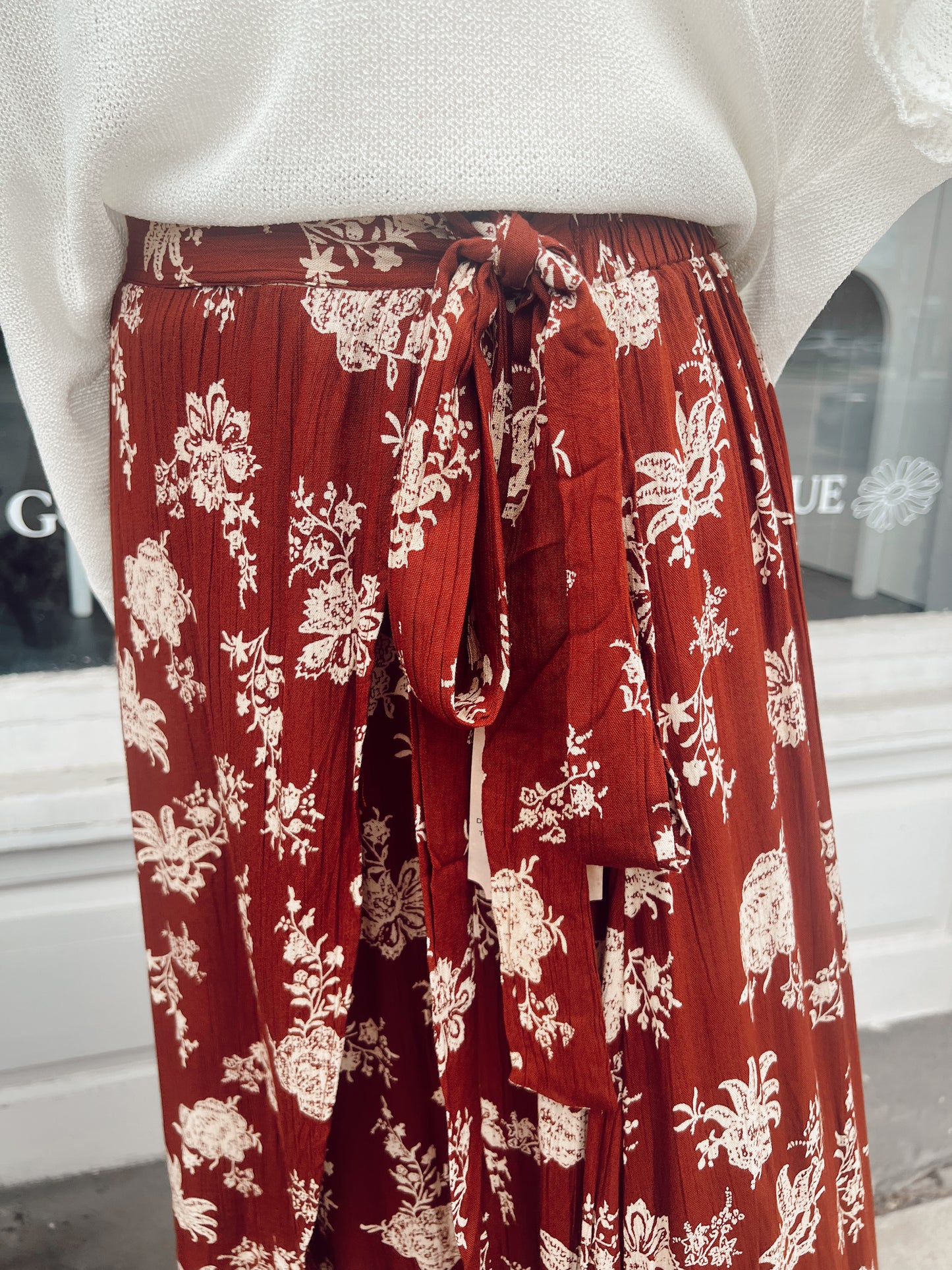 THE HATTIE MAXI WRAP SKIRT