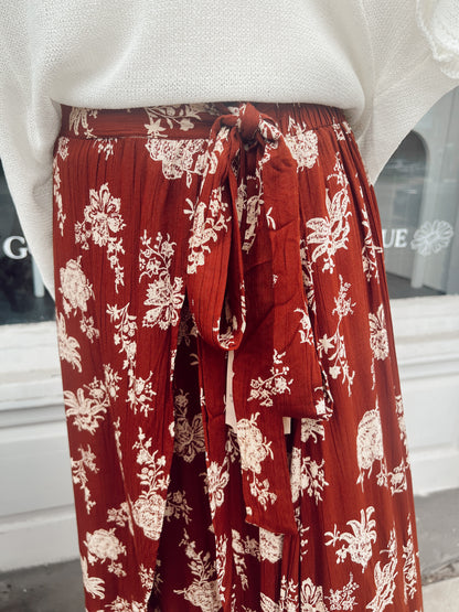THE HATTIE MAXI WRAP SKIRT