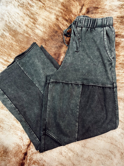 BE FREE MINERAL WASH WIDE LEG