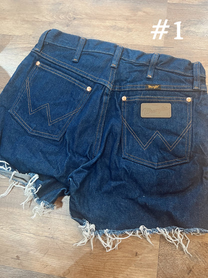 CUSTOM RETRO WRANGLER SHORTS