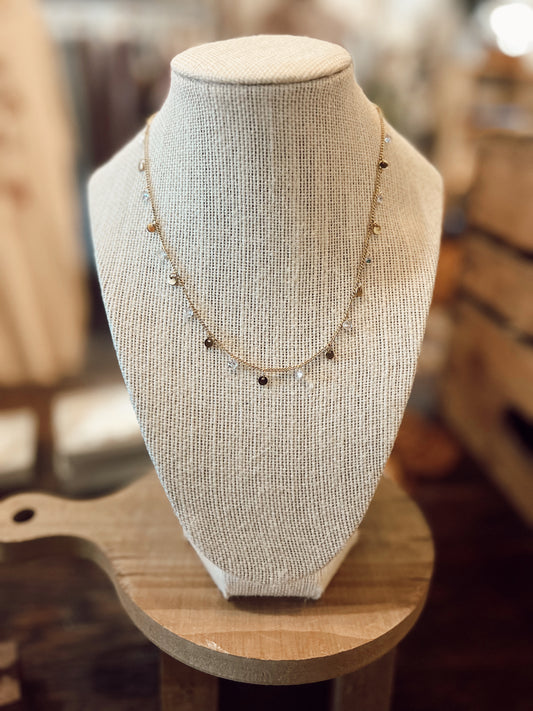 DAINTY DISC NECKLACE