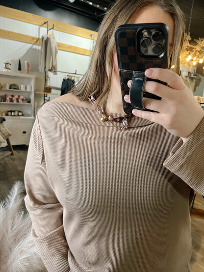SHOW OFF WAFFLE TOP