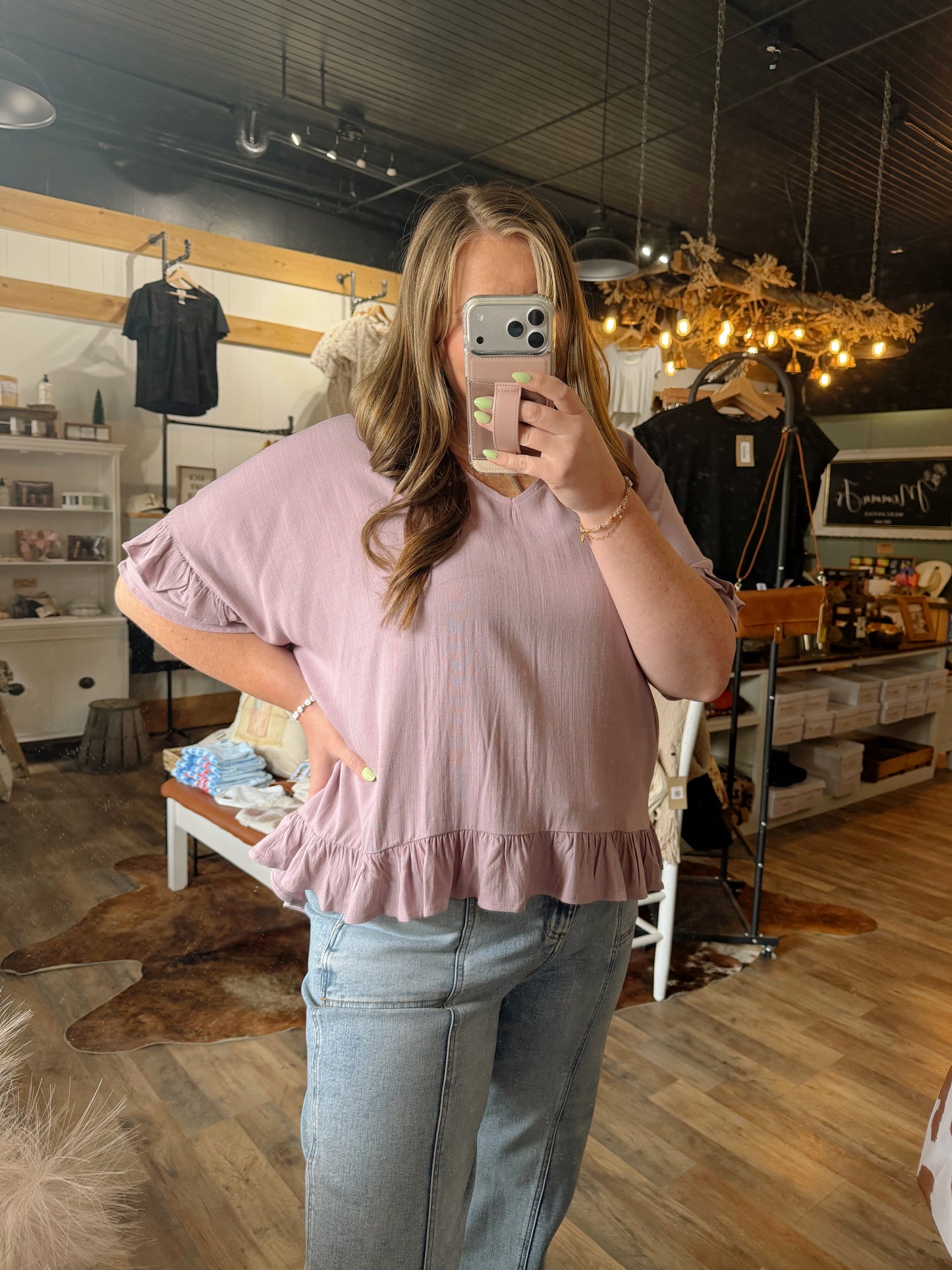 LILAC MESA BLOUSE