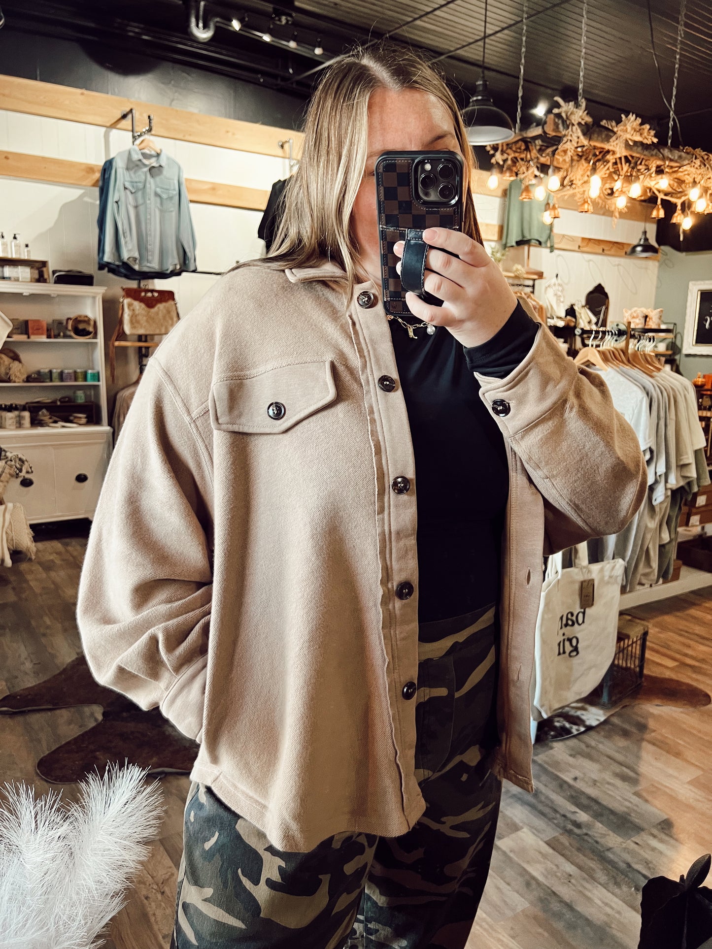 PAMPAS OVERSIZED SHACKET