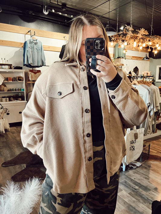 PAMPAS OVERSIZED SHACKET