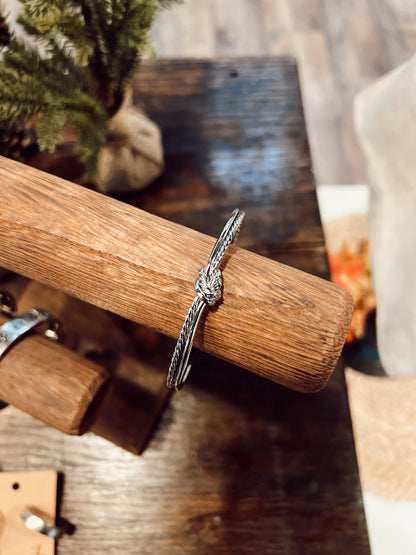 ROPE KNOT CUFF BRACELET