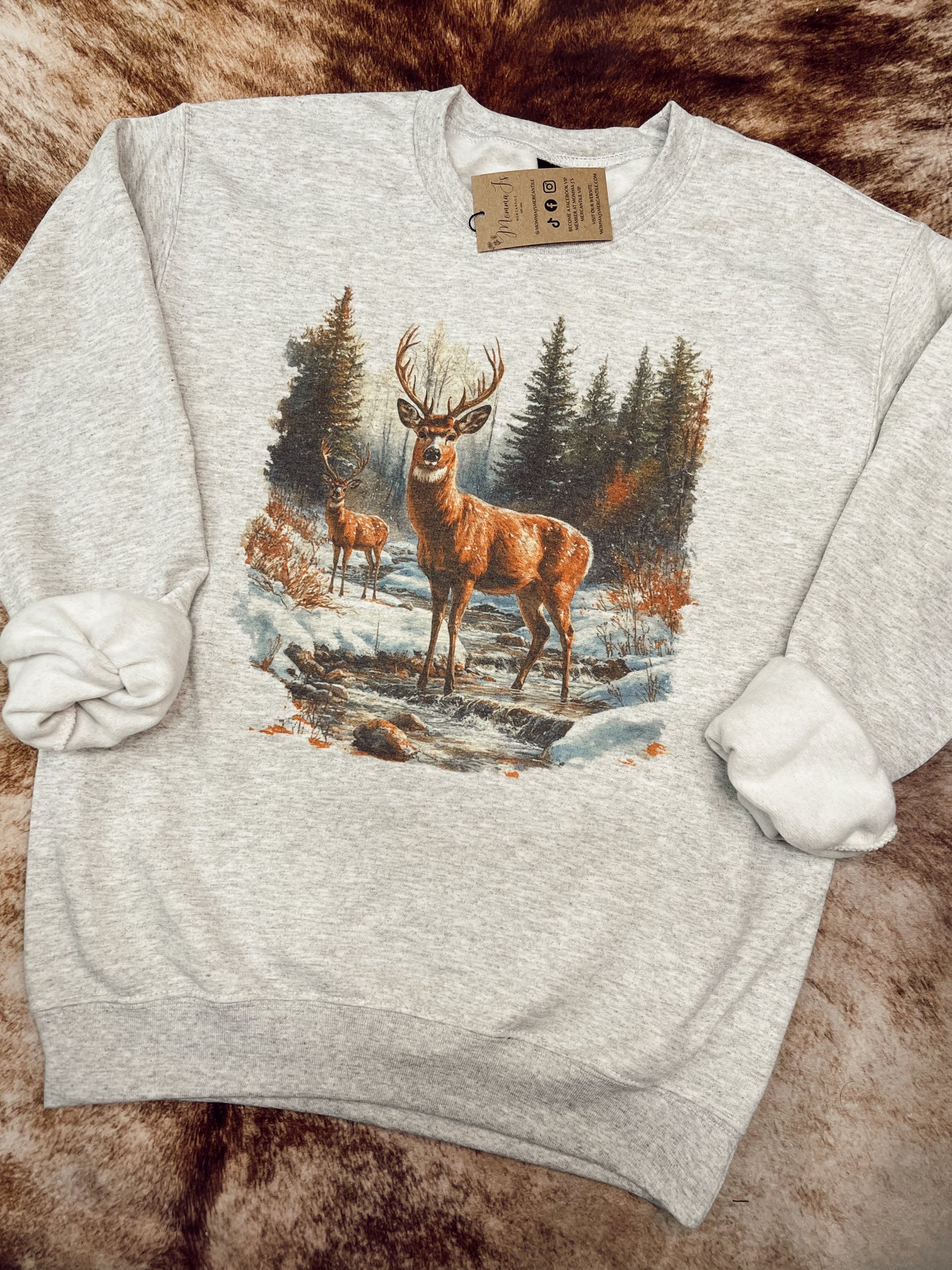 VINTAGE BUCK CREWNECK