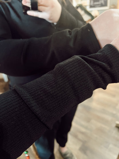 BASIC RIBBED LONG SLEEVE