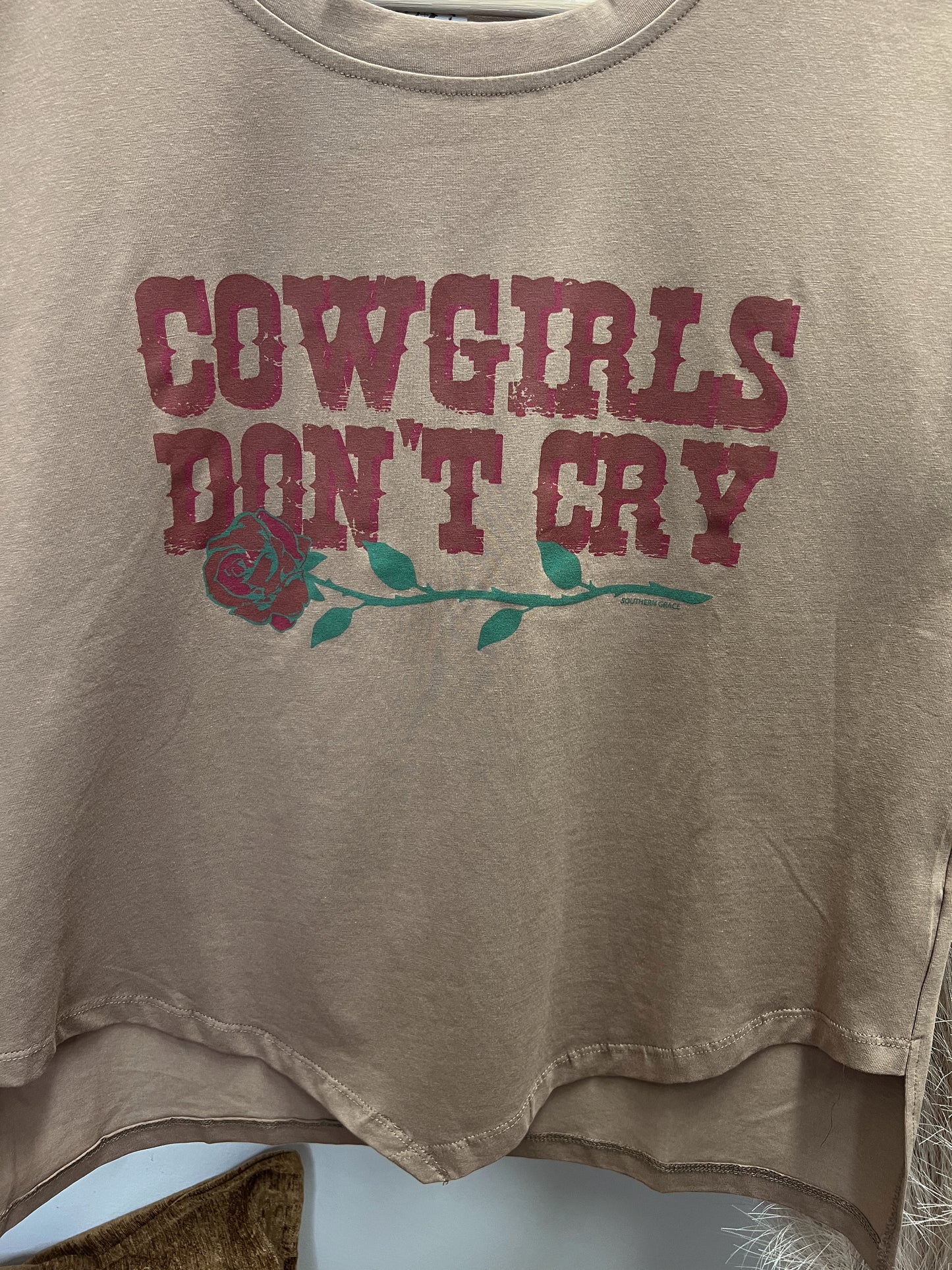 COWGIRLS DON’T CRY TEE