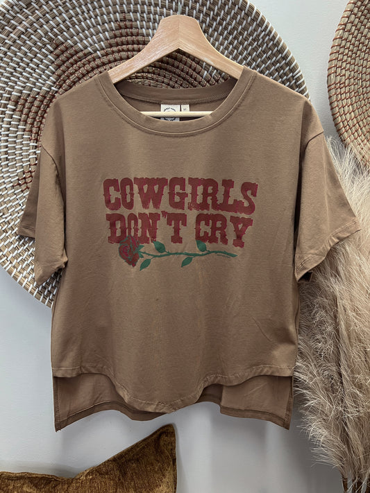 COWGIRLS DON’T CRY TEE