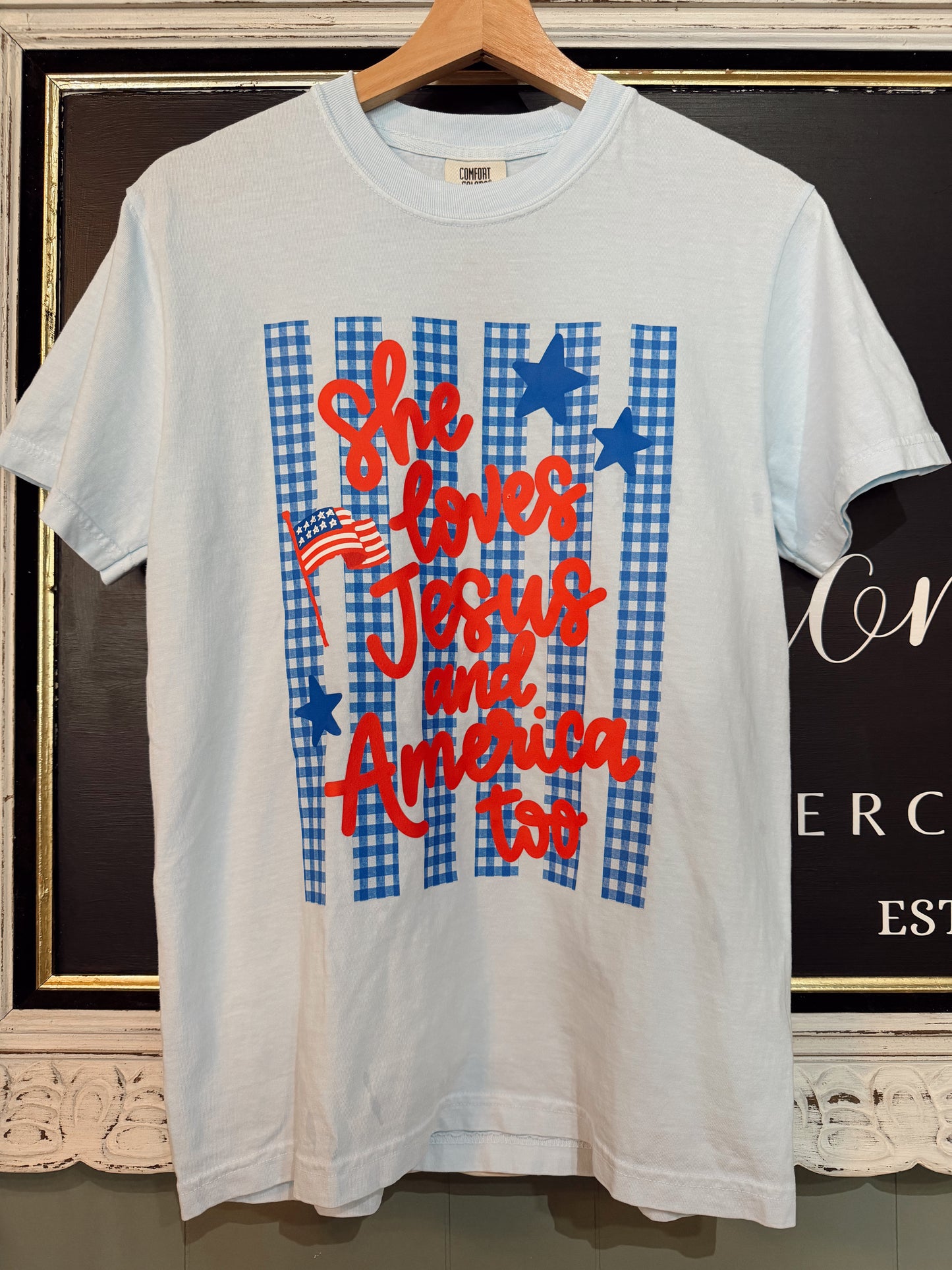 JESUS & AMERICA TOO TEE