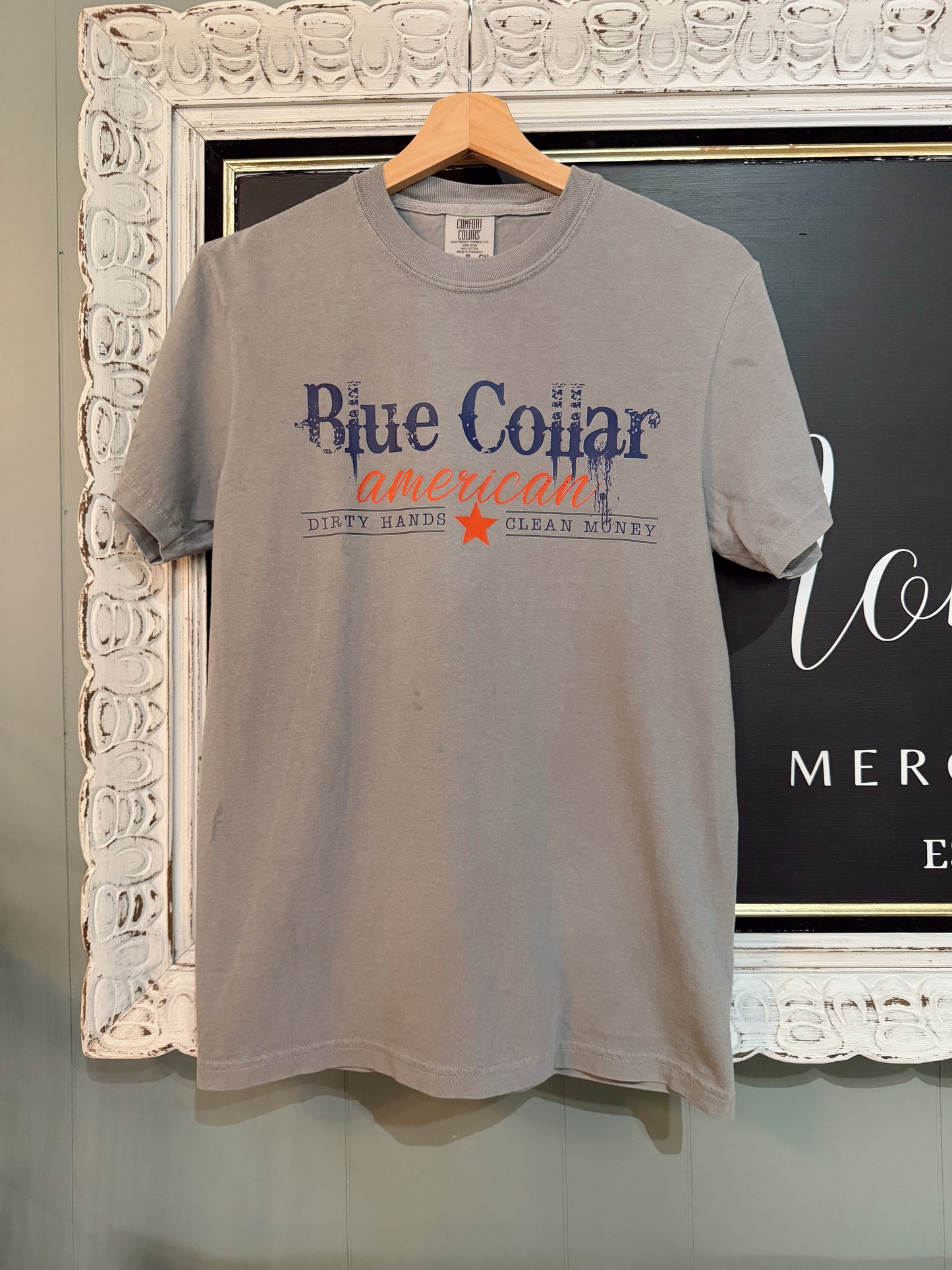 BLUE COLLAR AMERICAN DAD TEE