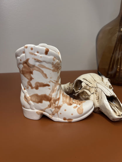 DESERT PEACH BOOT CANDLE