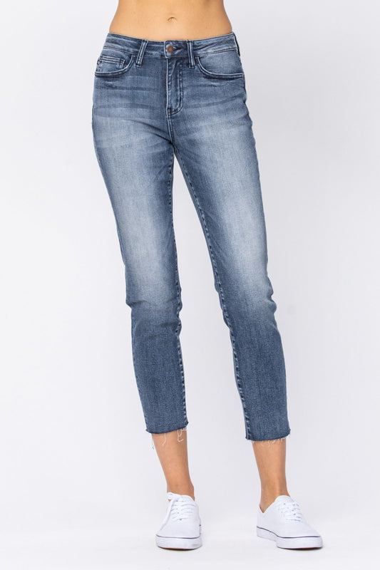 JUDY BLUE DESTROY MID RISE JEANS