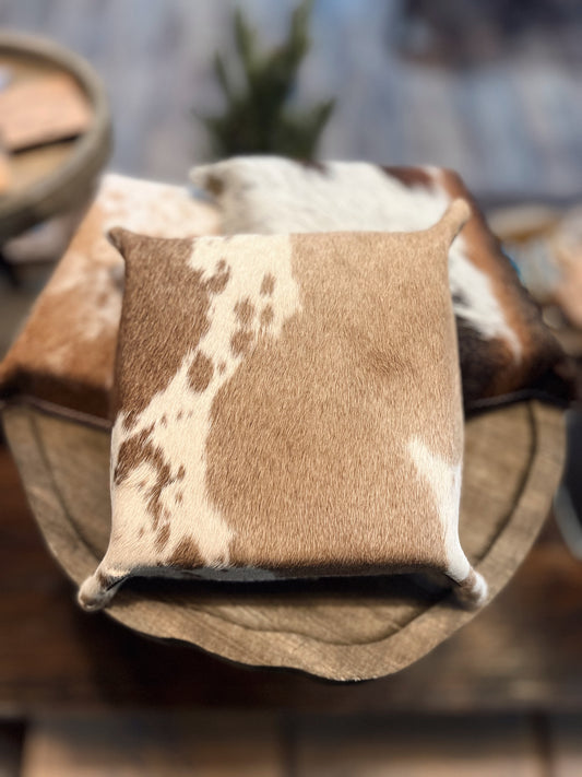 COWHIDE LEATHER TRAY: #1