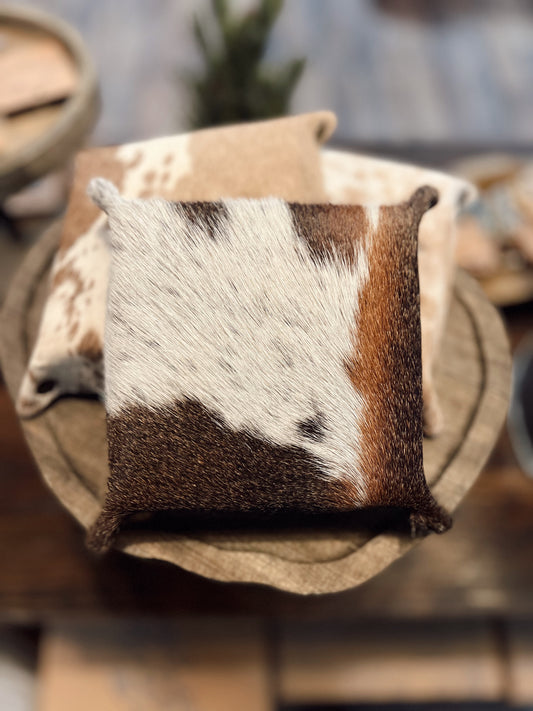 COWHIDE LEATHER TRAY: #2