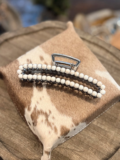 BEADED WESTERN CLAW CLIP