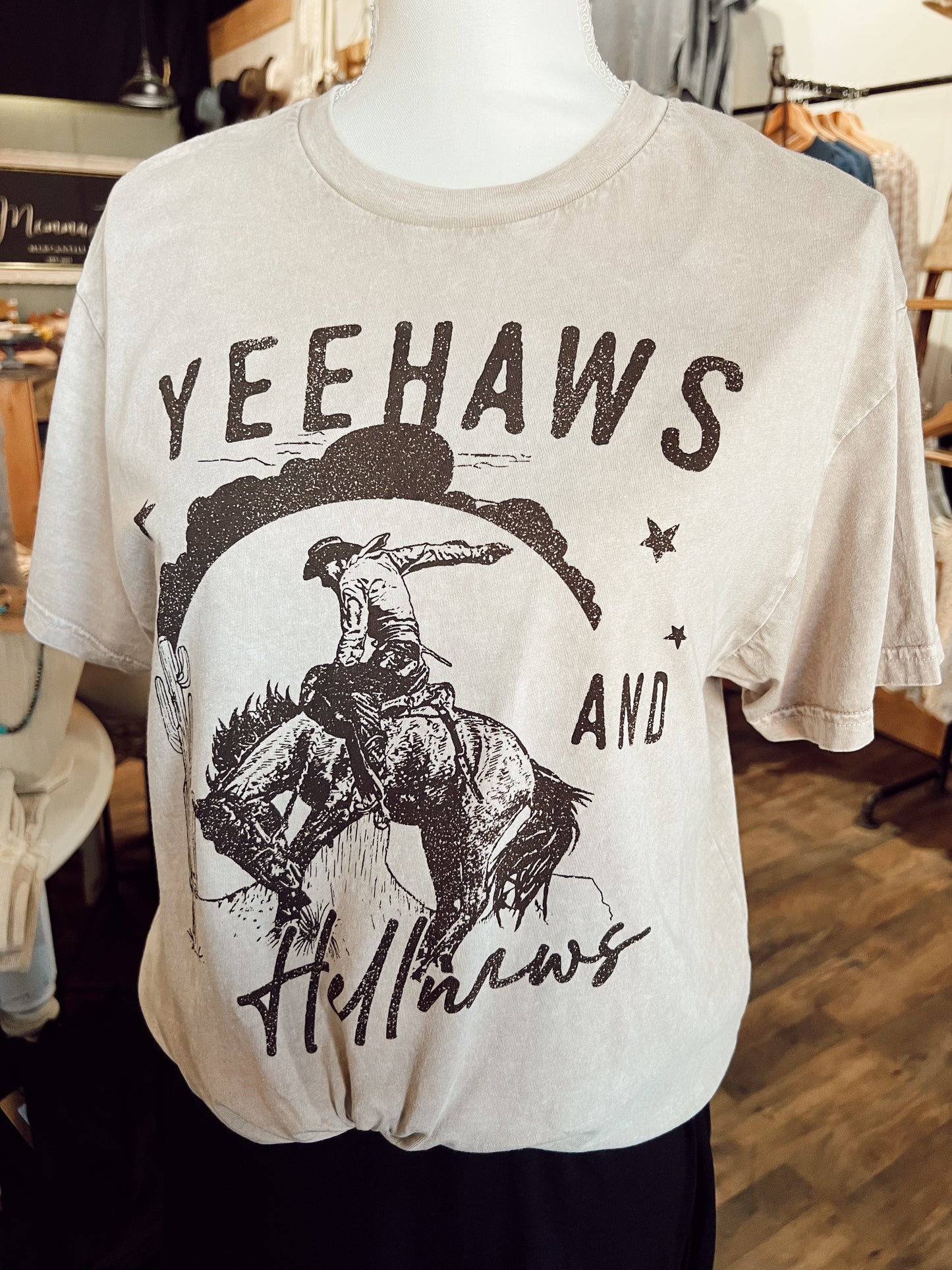 YEEHAWS & HELLNAWS TEE