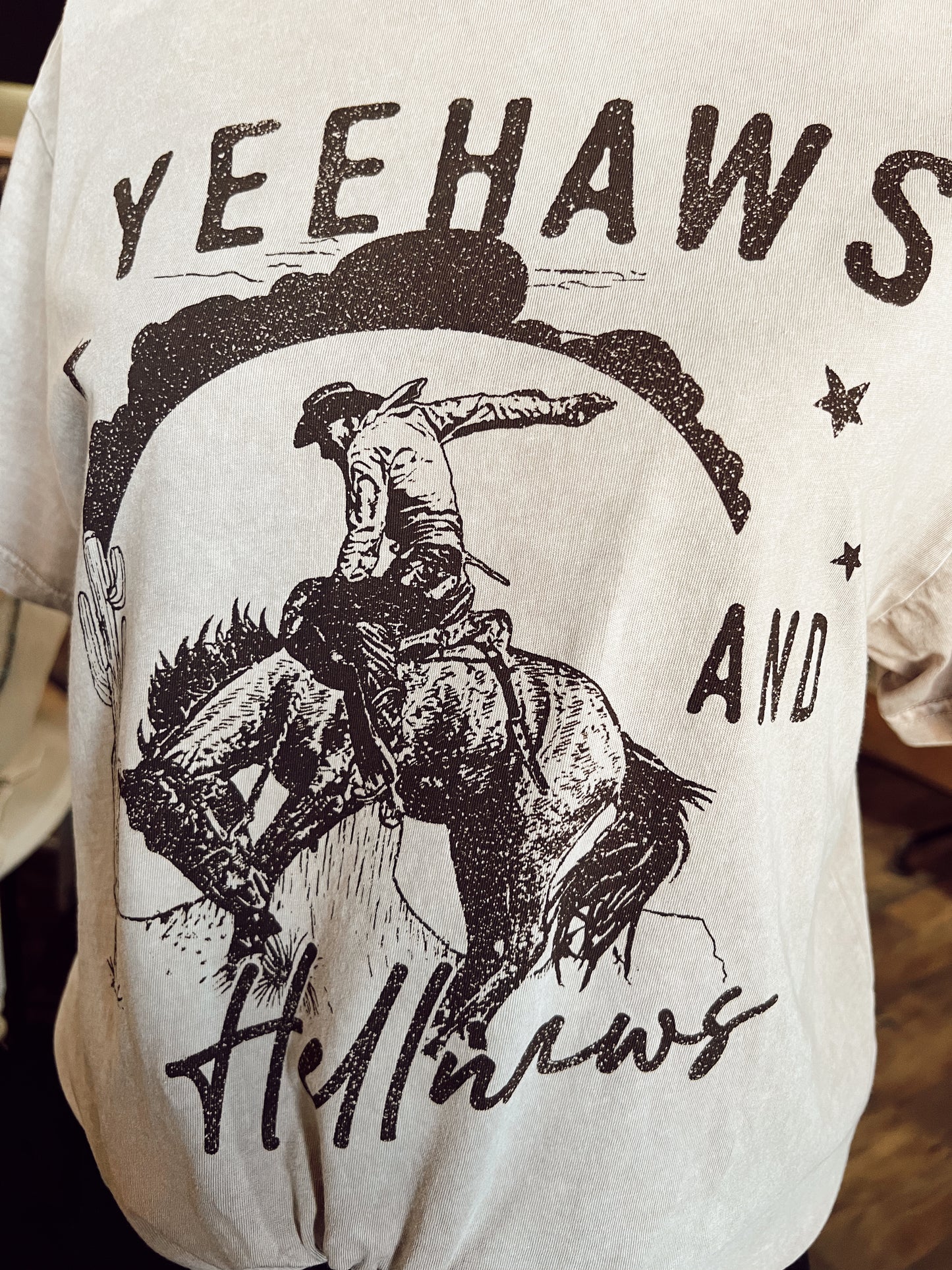 YEEHAWS & HELLNAWS TEE