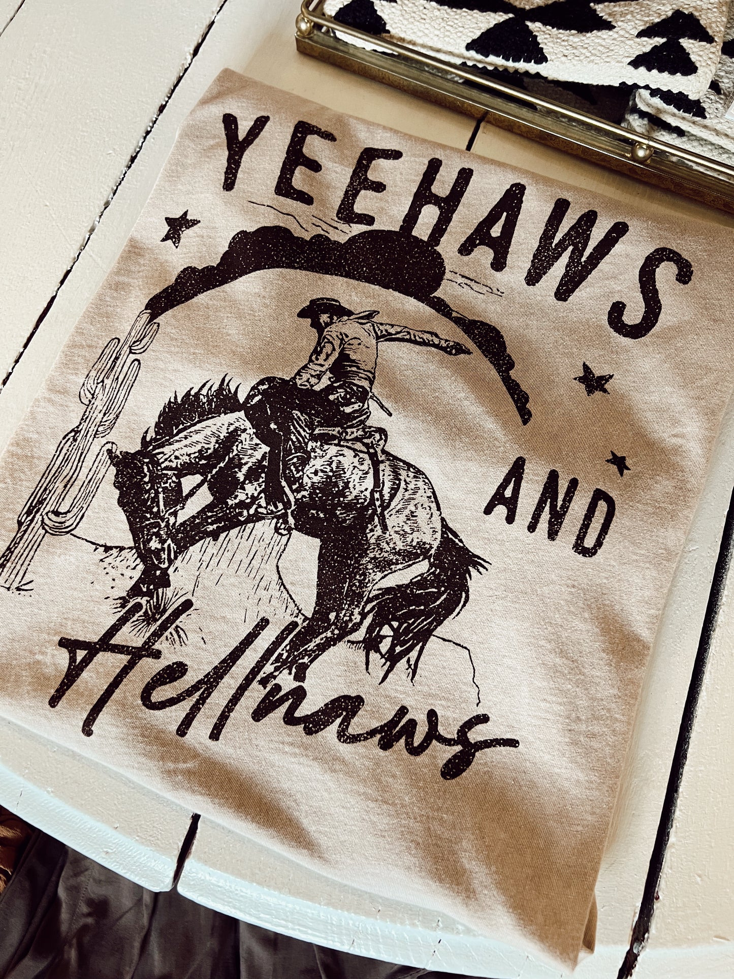 YEEHAWS & HELLNAWS TEE