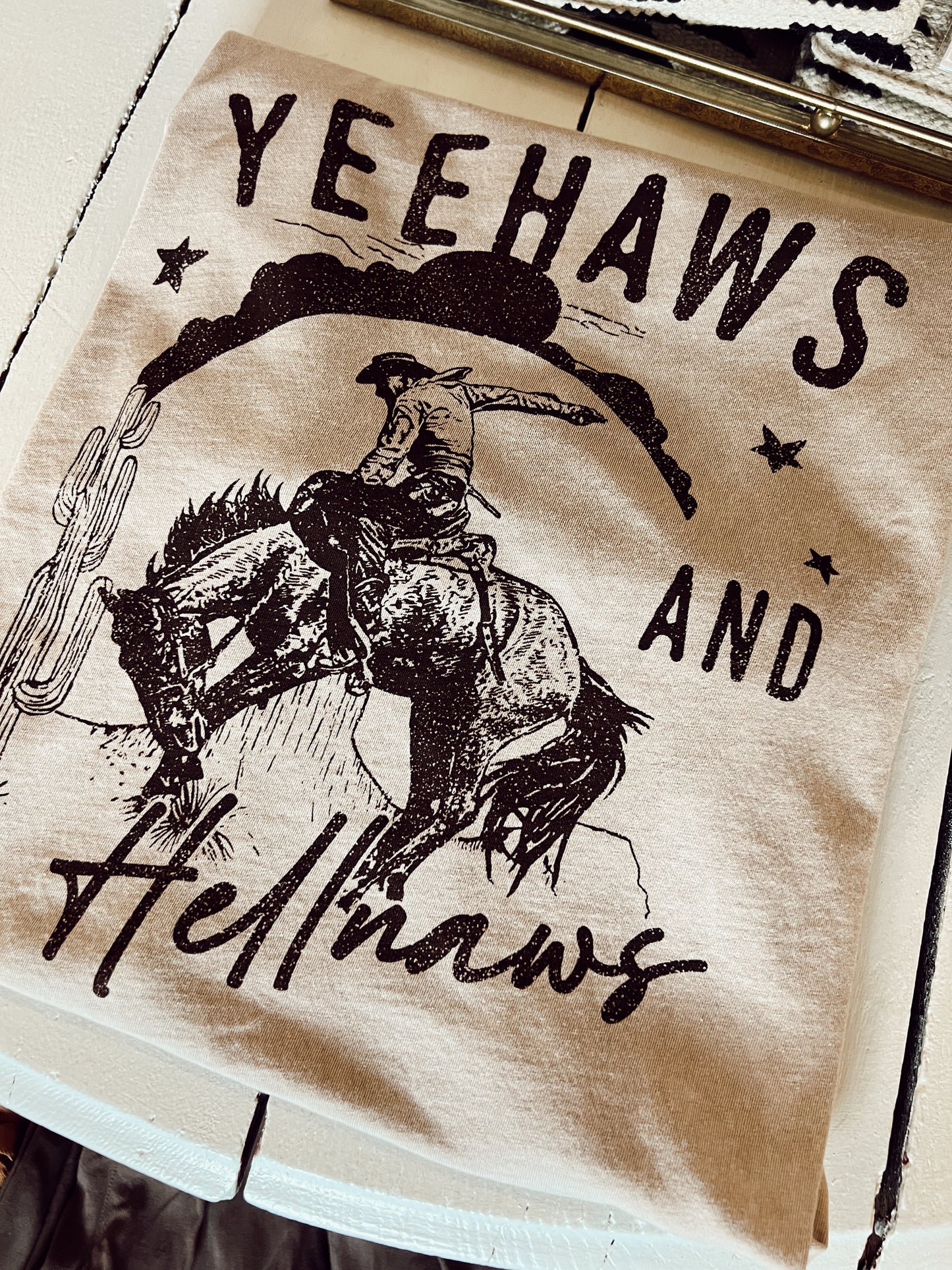 YEEHAWS & HELLNAWS TEE