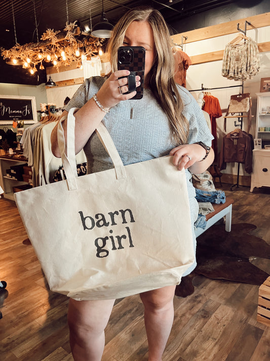 BARN GIRL MARKET TOTE