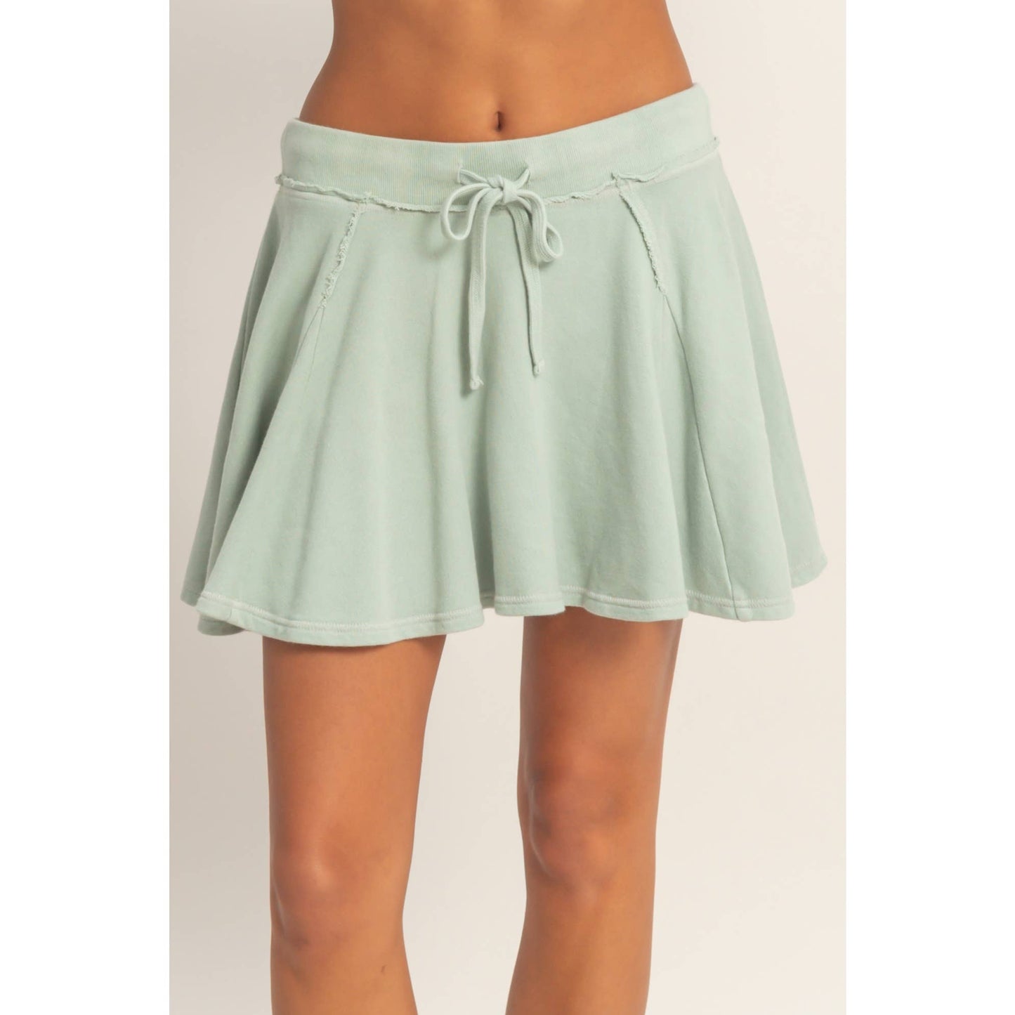 ACID WASH FLOWY SKORT